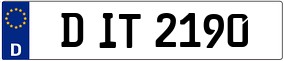 Truck License Plate